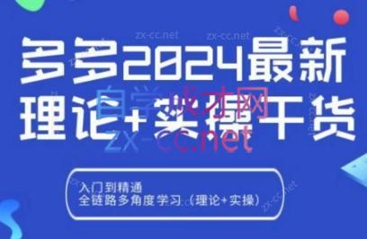 拼多多2024最新规则理论结合实际的干货-985网创