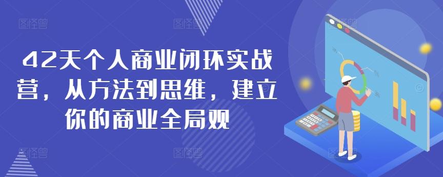 42天个人商业闭环实战营，从方法到思维，建立你的商业全局观-985网创
