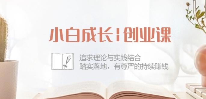 小白成长创业课：追求理论与实践结合，踏实落地，有尊严的持续赚钱-42节-985网创
