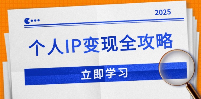 个人IP变现全攻略：私域运营,微信技巧,公众号运营一网打尽,助力品牌推广-985网创