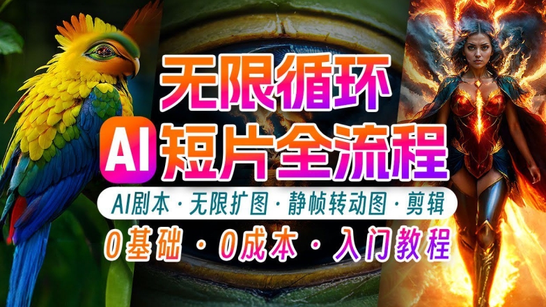 AI剪辑无限循环画面：新手轻松月入上万的秘技【揭秘】-985网创