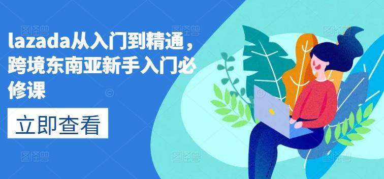 lazada从入门到精通，跨境东南亚新手入门必修课-985网创