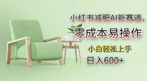 小红书减肥AI新赛道，零成本易操作，日入多张，小白轻松上手【揭秘】-985网创