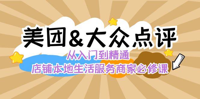 美团+大众点评 从入门到精通：店铺本地生活 流量提升 店铺运营 推广秘术 评价管理-985网创