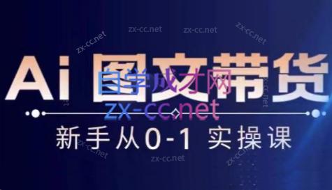 陈陈好物·Ai图文带货实操课-985网创