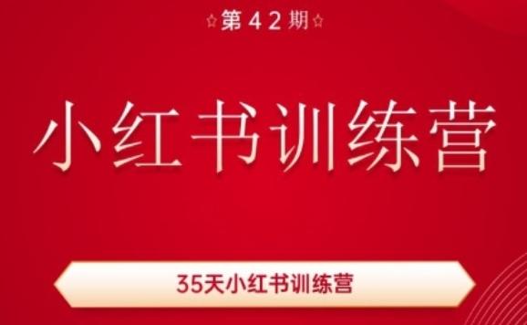 35天小红书训练营(42期)，用好小红书，做你喜欢又擅长的事，涨粉又赚钱-985网创