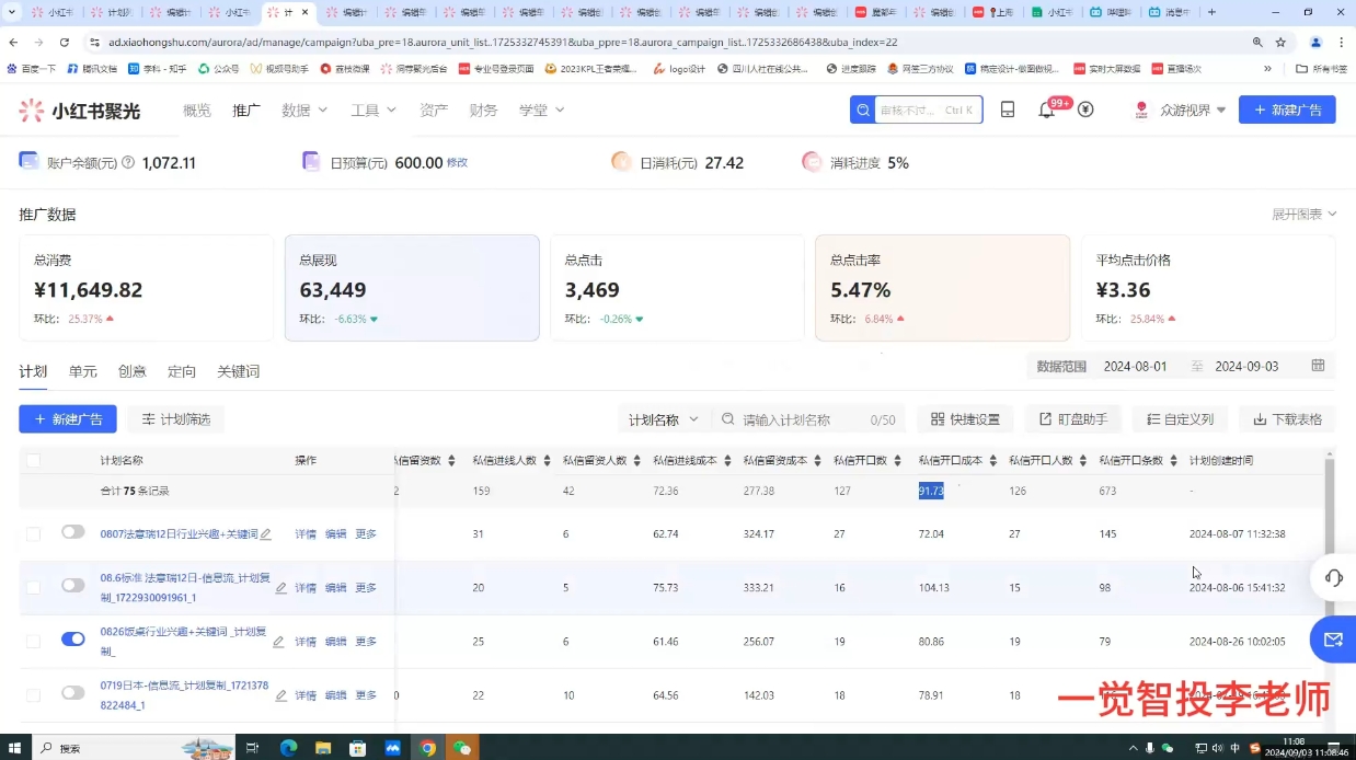 李老师·小红书运营投流，0基础实战教学-985网创