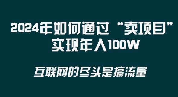 2024年 做项目不如‘卖项目’更快更直接！年入100万-985网创