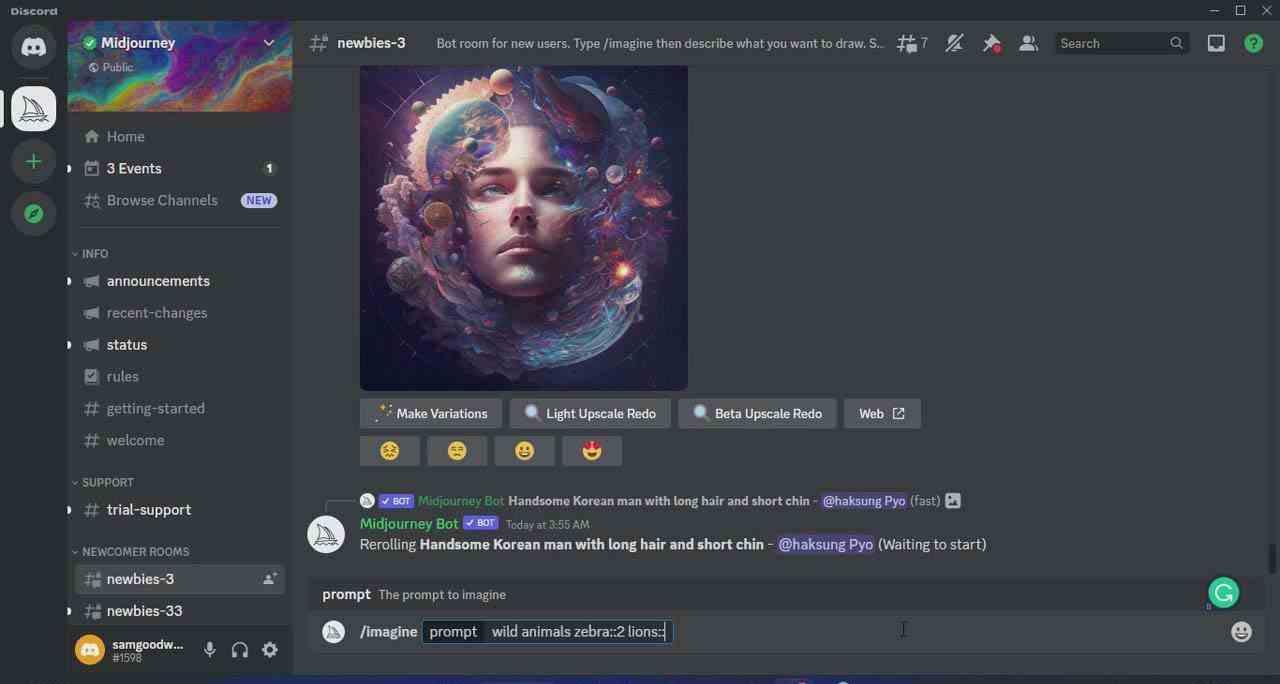 Midjourney AI人工智能艺术图片从入门到高级创作教程-33节课-中英字幕-985网创