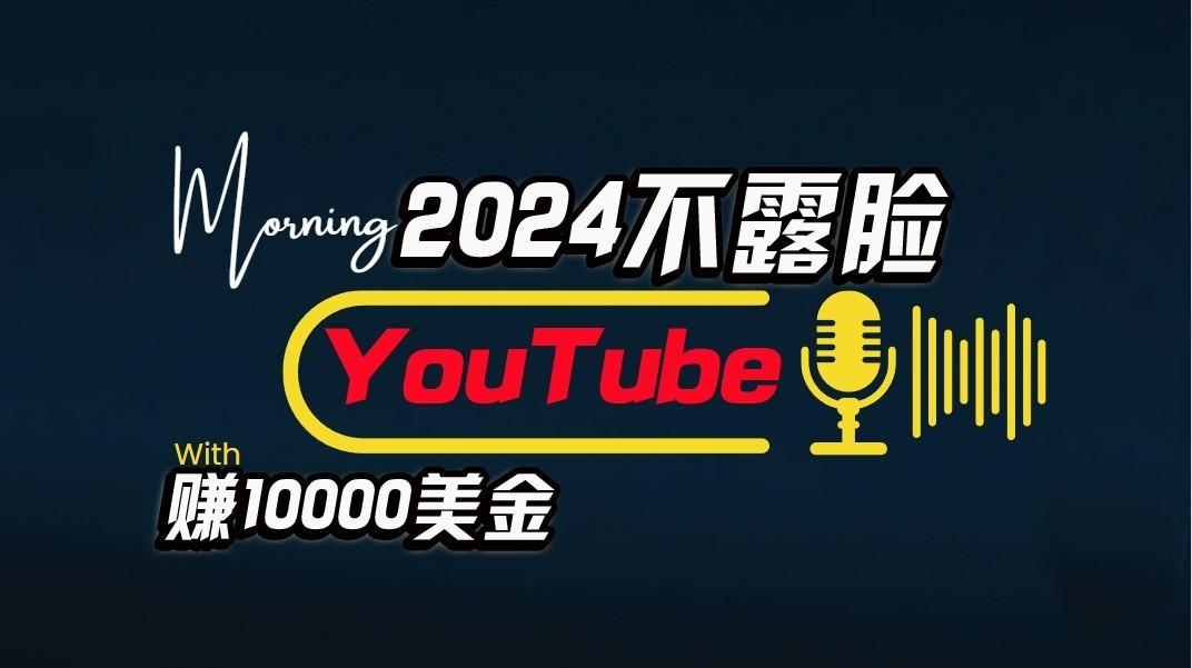 AI做不露脸YouTube赚$10000/月，傻瓜式操作，小白可做，简单粗暴-985网创